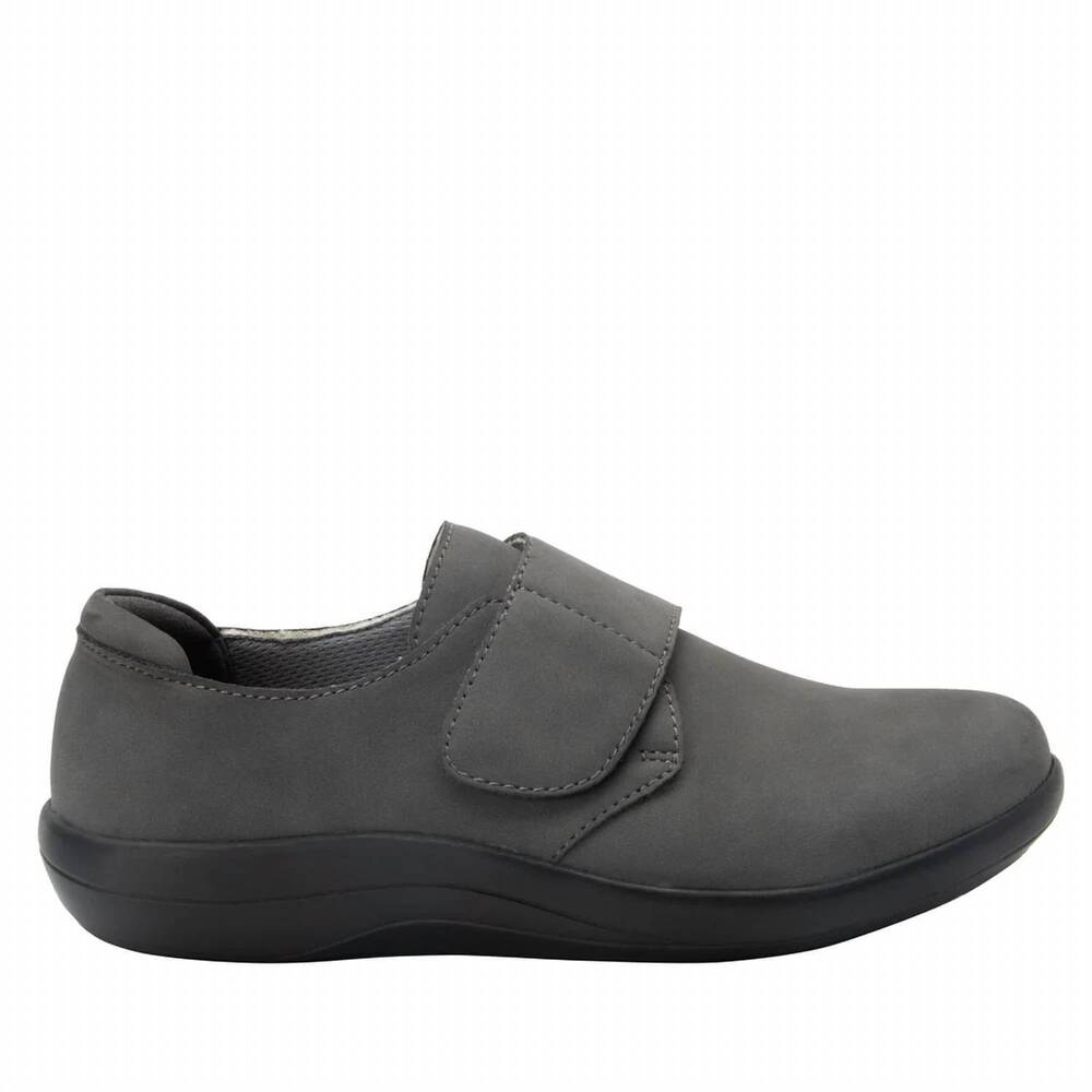 NEW ALEGRIA women's spright flat shoes in graphite nubuck